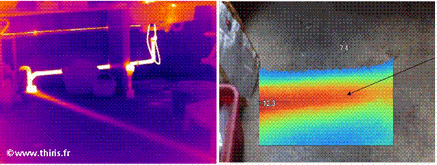 Repérage canalisations enterrées.